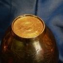 1900 Chinese SOLID Brass / Bronze VASE _ 8 Inch High_ HEAVY CAST Brass / Bronze