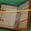 1950's-60's RED CAP ALL GENUINE LEATHER LUGGAGE Bag Suitcase