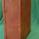 1950's-60's RED CAP ALL GENUINE LEATHER LUGGAGE Bag Suitcase