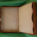 1950's-60's RED CAP ALL GENUINE LEATHER LUGGAGE Bag Suitcase