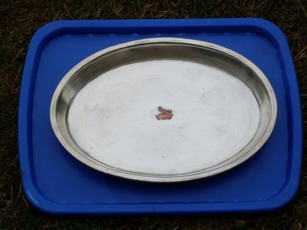 Early 1900 SILVER Oval Tray 10