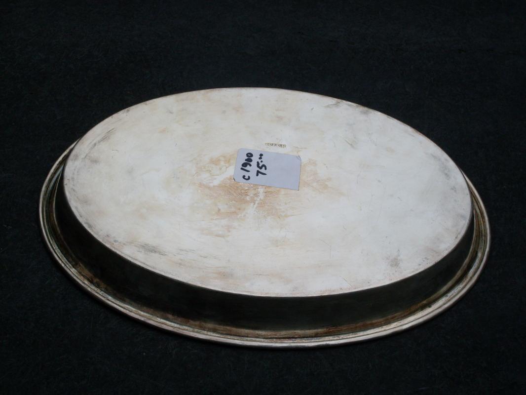 Early 1900 SILVER Oval Tray 10