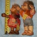 vintage STEIFF Hedgehogs Macki + Mucki with Tags 4 1/2 INCH High