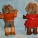 vintage STEIFF Hedgehogs Macki + Mucki with Tags 4 1/2 INCH High