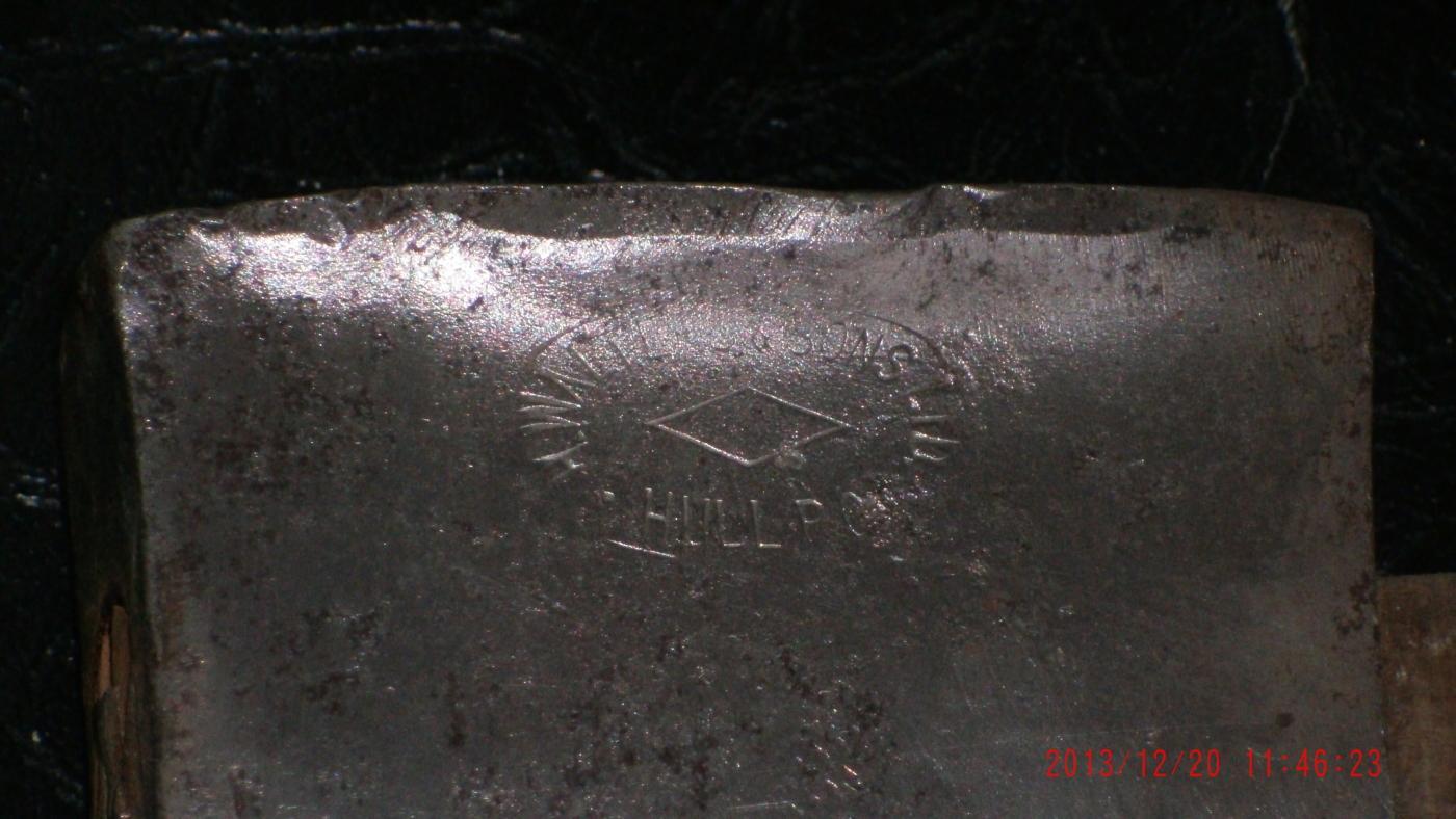 c 1889 H. WALTERS & SONS HULL, PQ ( Sheffield Toolmaker) Canadian Wedge SINGLE EDGE BLADE AXE