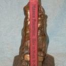 Arts n Crafts SCOTTY DOG SOLID BRONZE BOOKENDS ...Scotty Dog resting on Fence NO DAMAGE