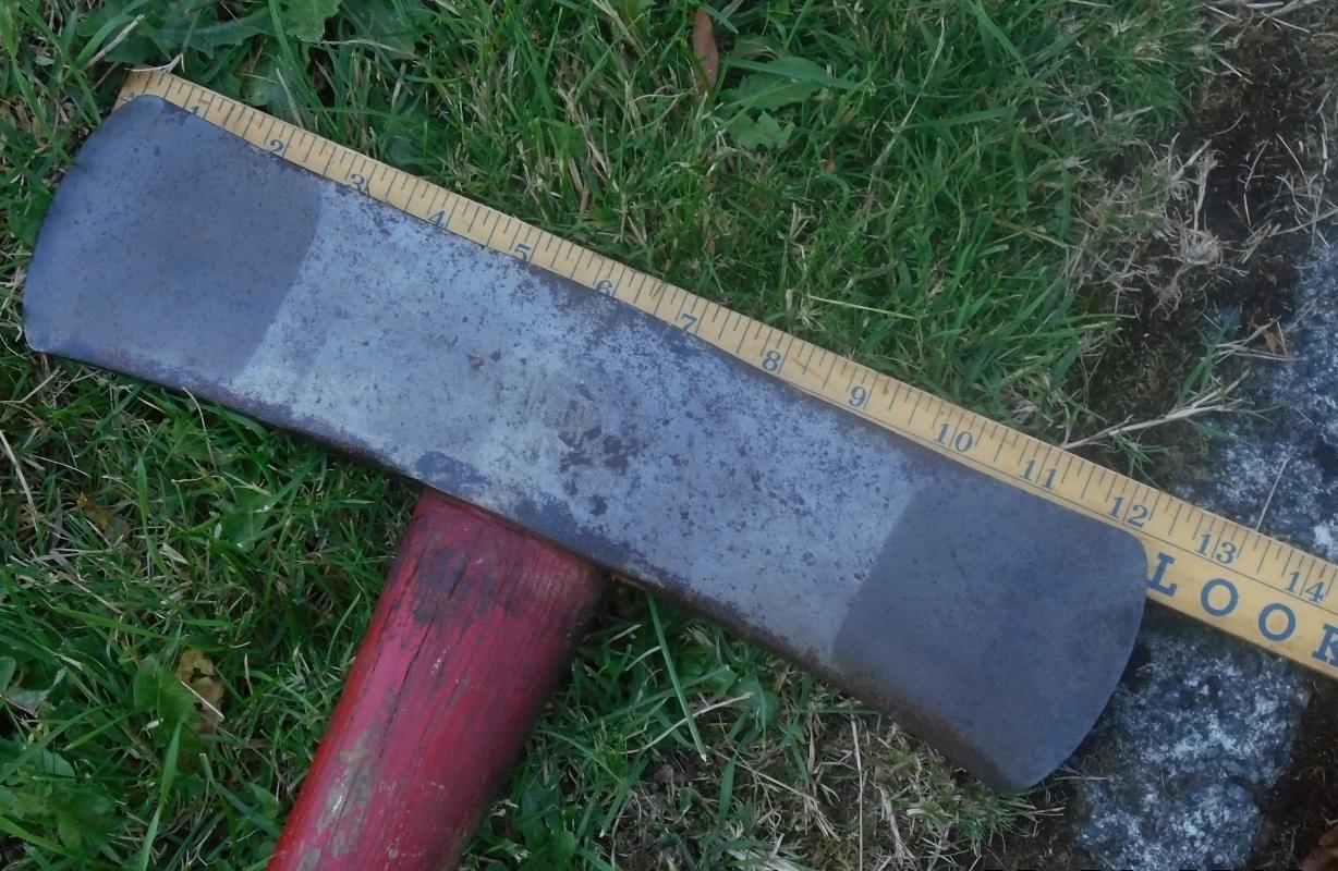 B.C. Historical Artifact c 1900 thought to be UnMarked WALTERS FIREMANS Double Bit FALLING AXE ax UnAltered as true tool collector prefer