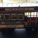 1950s PRESSED TIN metal FRICTION TOY CABLE CAR San Francisco #512 Japan AND vintage #28 Cable Car San Francisco