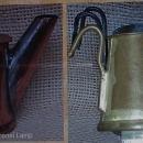Antique Coal Miner's Hat Lamp ~ Beauty of this Very Fine Tinware Miner's Lamp. Circa 1890's. From the Era of Robert Dunsmuir COAL BARON Vancouver Island ~ Collectors Grade 9/10 _Stamped: IMPERIAL _M.HARDSOCG Pittsburgh PA