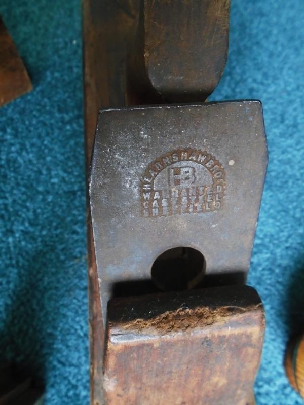 c1860s_RARE FIND #1 G.BERRY TOTTENHAM COURT Rd BLADE Hearnshaw Bros. SHEFFIELD #2 John Moseley & Sons #3 A. MATHIESON WOODEN BLOCK MOLDING PLANE