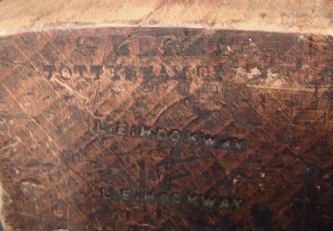 c1860s_RARE FIND #1 G.BERRY TOTTENHAM COURT Rd BLADE Hearnshaw Bros. SHEFFIELD #2 John Moseley & Sons #3 A. MATHIESON WOODEN BLOCK MOLDING PLANE