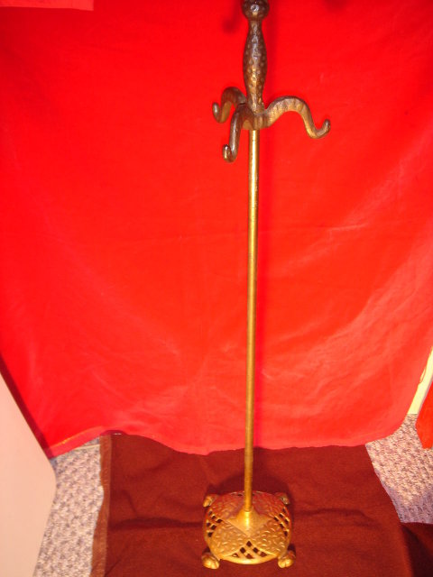 Old Authentic CAST IRON Fireplace Companion Holder 1915 Era _ARTS N CRAFTS_ from Nanaimo B.C. Canada Heritage Home