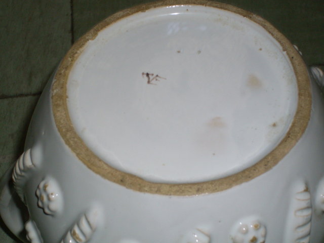 7 1/2 Inches Tall __Early Faience ART Pottery Jug ~~~ RENAISSANCE Man Image ~~~ Possibly Made in South of France region ~~ HAND THROWN POTTERY_NO SALES TAXES to USA