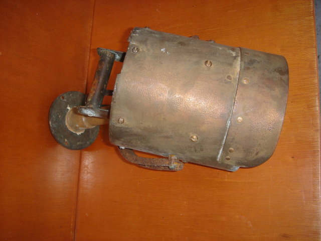 NAUTICAL OLD MARITIME Ships Spotlight / LAMP - British Columbia Historical item - Note the Skill of Metalsmith in Custom Making this Solid Brass Spotlight -Rivet Construction made for Large Ship