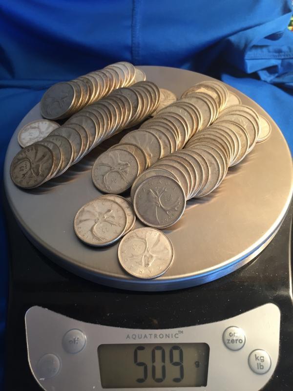 1930s 40s 50s 60s _HUGE 509 GRAMS .800 SILVER CANADA Quarters _ Lot 88 SILVER COINS_ coins for Specific Dates or SILVER.