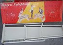 Beautiful Collectible Metal Toy ~~ from Old Japan Maker~~ CONCERT XYLOPHONE 20.5 INCHES LONG on Folding Stand With ORIGINAL BOX