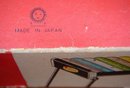 Beautiful Collectible Metal Toy ~~ from Old Japan Maker~~ CONCERT XYLOPHONE 20.5 INCHES LONG on Folding Stand With ORIGINAL BOX