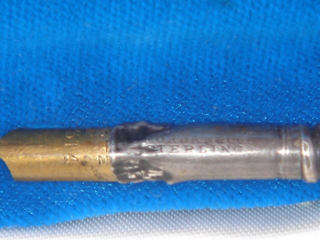 MUCH SOUGHT AFTER Maker.Beautiful English Antique MORDAN & COMPANY STERLING SILVER 6 Inch Dip Pen with Hallmark s Unusual Design Add to your Collection