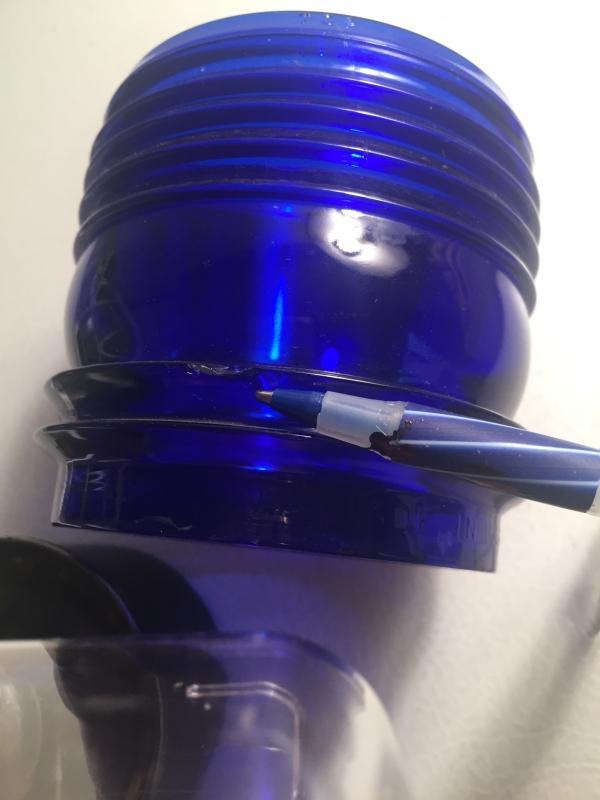 CPRy Canadian Pacific Railway c1908 RAILROAD LANTERN _ Rare COBALT BLUE Ribbed Glass_ E.T. WRIGHT maker_ USA burner + USA glass
