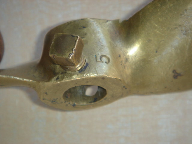 Nautical Antique SOLID BRASS PROPELLER 1930's ~~~ Size 7 Inches Long