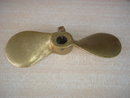 Nautical Antique SOLID BRASS PROPELLER 1930's ~~~ Size 7 Inches Long