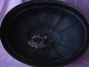 SILVERWARE GEORGIAN Revival Era .1714-1820 SILVERPLATED Large MEAT COVER size 16.25 Inches Widest HALLMARKED Makers Mark on Dome + Stamped Handle ALSO old Sheffield Oval FOOTED TRAY. Showpiece for Catering Event ~ HANDLE Detaches.