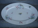Porcelain ANTIQUE LARGE Heavy Duty MEAT PLATTER / PLATE Stamped Victoria Austria QUALITY Showpiece at the Dining Room Table SIZE 19.25 Inches Long X 13.50