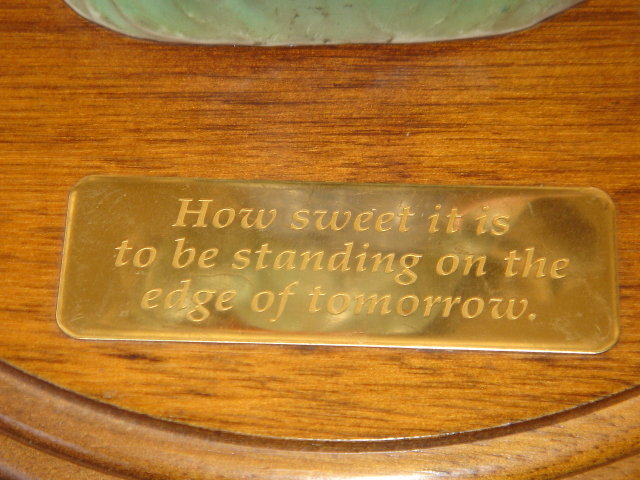 Estate the Beauty of this HUMMEL style CHILD'S BEDROOM LAMP Base With Solid BRASS Plaque Inscription READS : HOW SWEET IT IS etc___ Vintage Electric Lamp. Enjoy Decorating Home or Office.