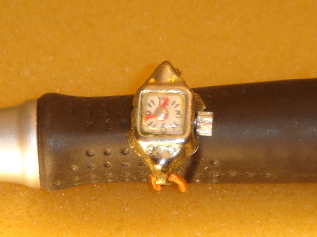 Dolls Collectible 1950 era TINY Ladies Japan Watch with Original Elastic Watch Band. Very Hard to Find.