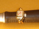 Dolls Collectible 1950 era TINY Ladies Japan Watch with Original Elastic Watch Band. Very Hard to Find.