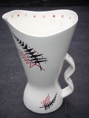 ESTATE Pottery by WADE Fab Find ! ~~ Wade Collectors Hard to Find Large LEMONADE Pitcher / Jug .~~ In Very Good Condition.Year 1957 ~ Fern Pattern