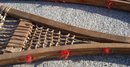 ANTIQUE ROADSHOW ARTIFACTS_Old CANADA Country Primitive _Makes a Great GIFT for the COTTAGE ~ From Estate Antiquities ~ SMALL ~ Child's SNOWSHOES 1841 Upper Canada Huron Indian Tribe Snow Shoes 33 Inches Long x 9.5 Inches