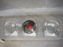 Collectibles Glass Cookie / Candy Jars Three all in Beautiful Clean Condition Tips Forward / Stands up.