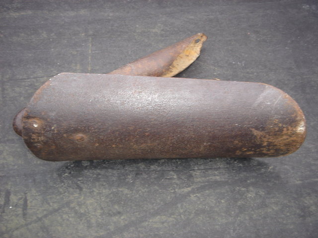 Antique Canadian / England Tool ~ Unusual Steel Tool for Laying old Doulton Lambeth WATER PIPES. requires handle or add to your tool collection.