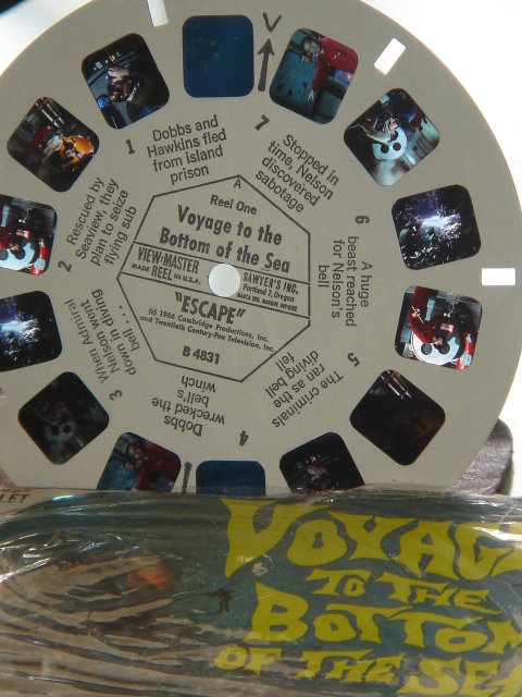 Estate Items VIEWMASTER SLIDES 1966 VOYAGE TO THE BOTTOM OF THE SEA ~ 3 Slides~ with Original Story Booklet and Orignal Slides Coverlet ~ Mint Condition