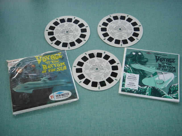 Estate Items VIEWMASTER SLIDES 1966 VOYAGE TO THE BOTTOM OF THE SEA ~ 3 Slides~ with Original Story Booklet and Orignal Slides Coverlet ~ Mint Condition