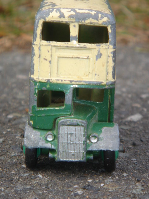 Collectibles TOYS ~ REDUCED~ Vintage DINKY TOY Double Decker BUS. Excellent Rubber Tires. Well played with. #290 made in england Meccano ltd