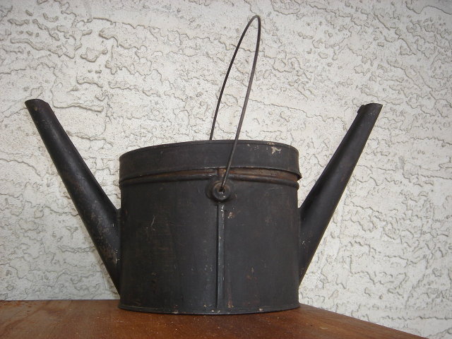 Antiquities Old CANADA COUNTRY ~ PRIMITIVE Genuine WHALE OIL LAMP Large Size in Beautiful Condition for Antique