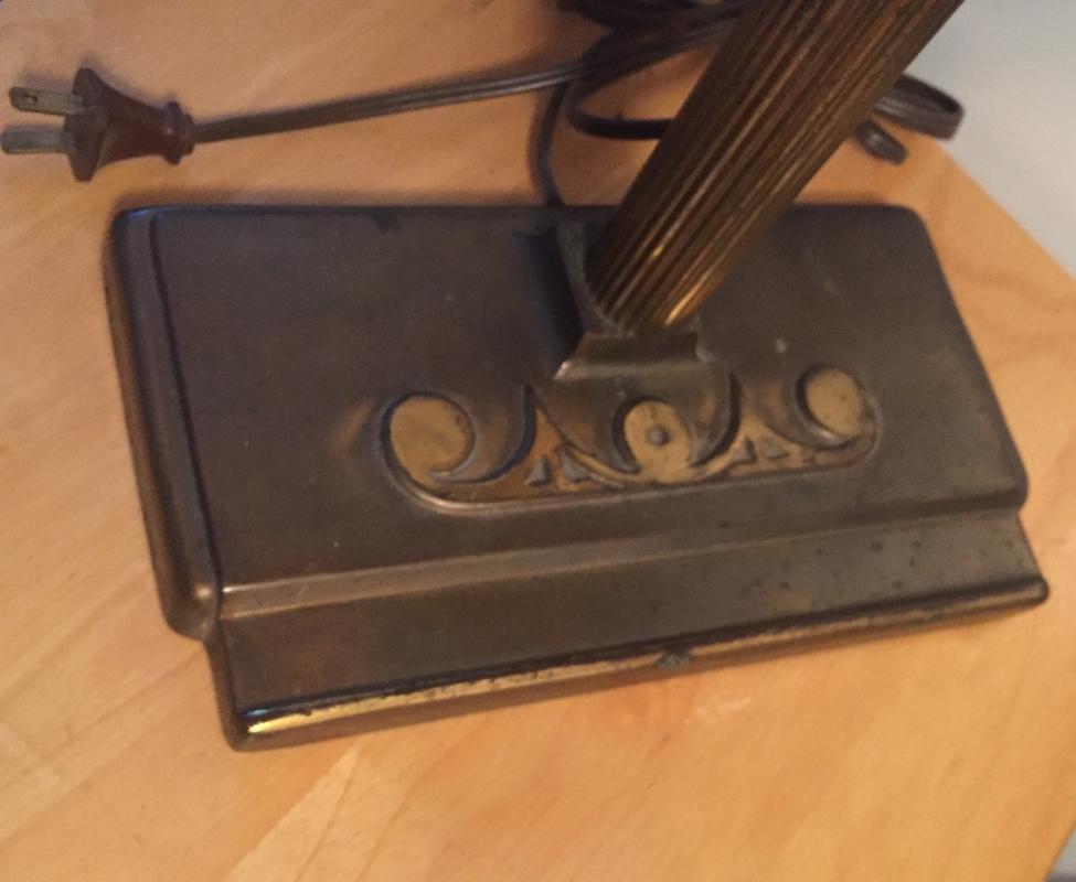 Architectural ART DECO Office Desk Lamp _ Working _