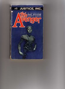 Collectible Paperback Pocketbook by Kenneth Robeson #1 JUSTICE, INC. The Avenger