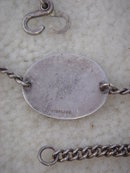 Sports Memorabilia STERLING SILVER BRACELET Circa 1941 GIRLS VOLLEYBALL in Excellent Condition