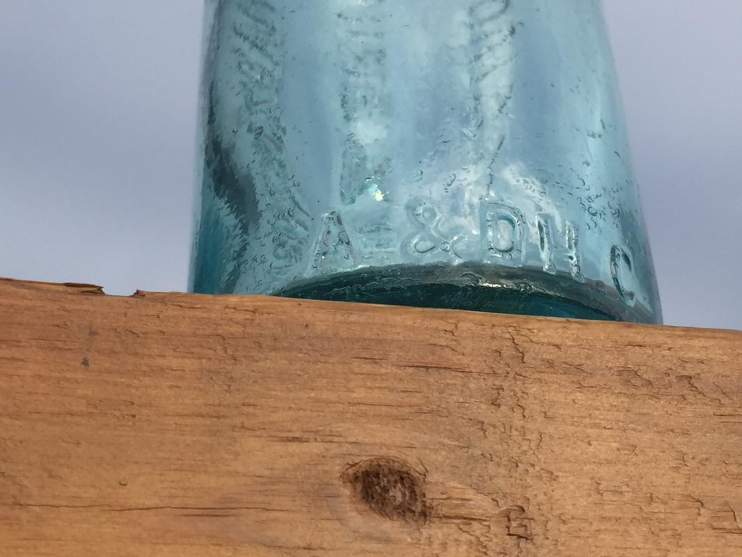 BLOB TOP _SCHANZENBACHER MINERAL WATER _LOUISVILLE, KY _Stamped: A & DH c Hand Dug_ Rare Find
