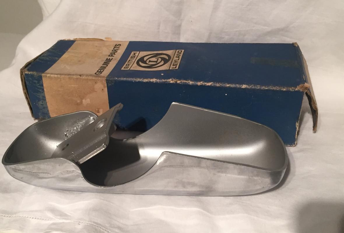 1963 British Leyland MINI MINOR Car NEW CHROME BUMPER GUARD_ NOS_in Original old Box