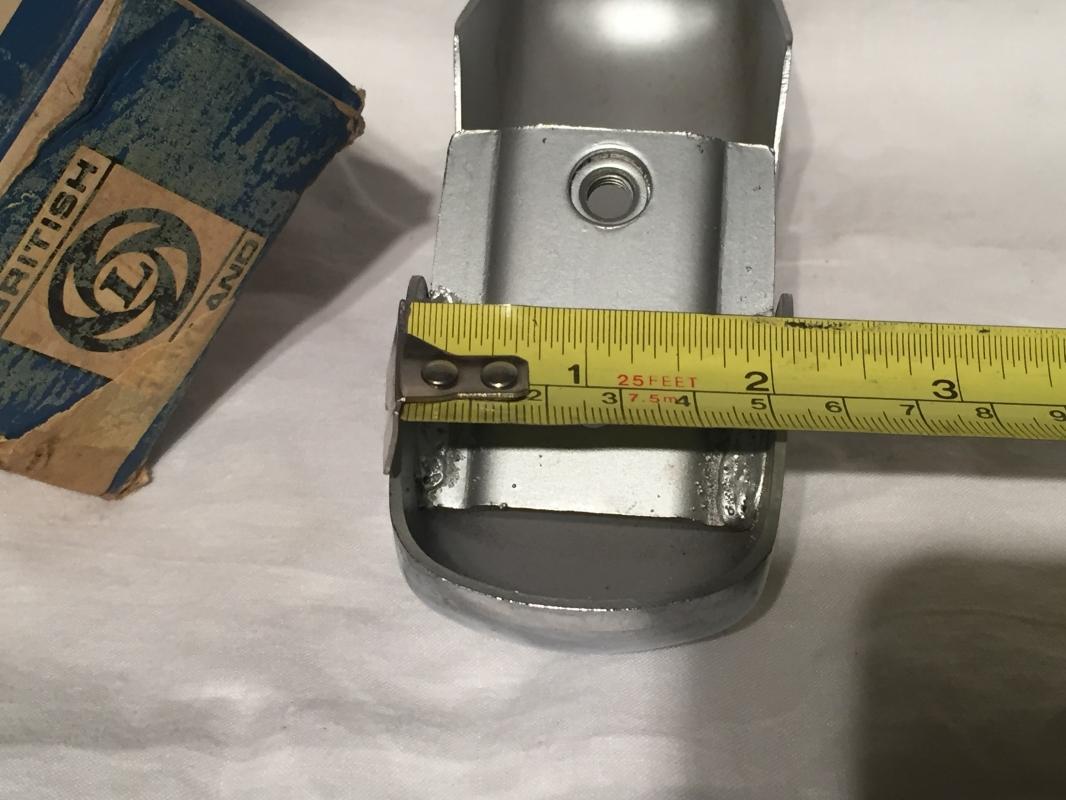 1963 British Leyland MINI MINOR Car NEW CHROME BUMPER GUARD_ NOS_in Original old Box