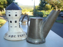 Antique Coal Miner's Hat Lamp ~ Beauty of this Very Fine Tinware Miner's Lamp. Circa 1890's. From the Era of Robert Dunsmuir COAL BARON Vancouver Island ~ Collectors Grade 9/10 _Stamped: IMPERIAL _M.HARDSOCG Pittsburgh PA