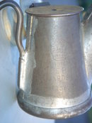 Antique Coal Miner's Hat Lamp ~ Beauty of this Very Fine Tinware Miner's Lamp. Circa 1890's. From the Era of Robert Dunsmuir COAL BARON Vancouver Island ~ Collectors Grade 9/10 _Stamped: IMPERIAL _M.HARDSOCG Pittsburgh PA