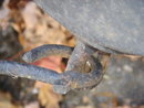 ANTIQUE CAST IRON Pot with 8