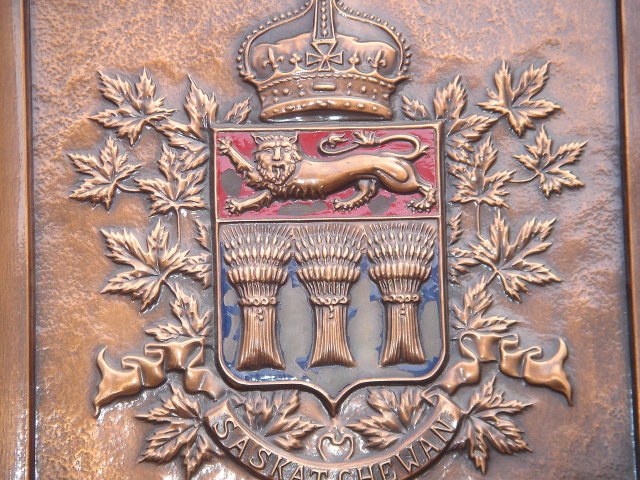 This is Rare Old & HEAVY 7 1/2 LBS School House SOLID COPPER PLAQUE ~ ORIGINAL ART~ Signed by Artist. from Saskatchewan, Canada ~ LARGE 16