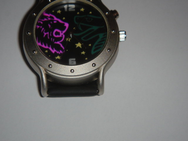 Collectible GENUINE HARRY POTTER WRIST WATCH ~ 2001 Warner Bros ~ LION + SNAKE + Stars