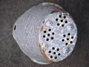 RARE FIND !!! Antique Circa 1880 BRUSH HOLDER sits on Kitchen Sink Counter or Hang on the Wall. ~ For The Hard Core Graniteware Collector ~ The Round / Oval / Tapered Shape